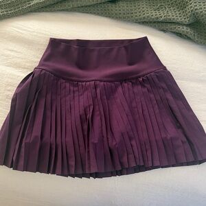 Alo Pleated Purple Women's Skirt